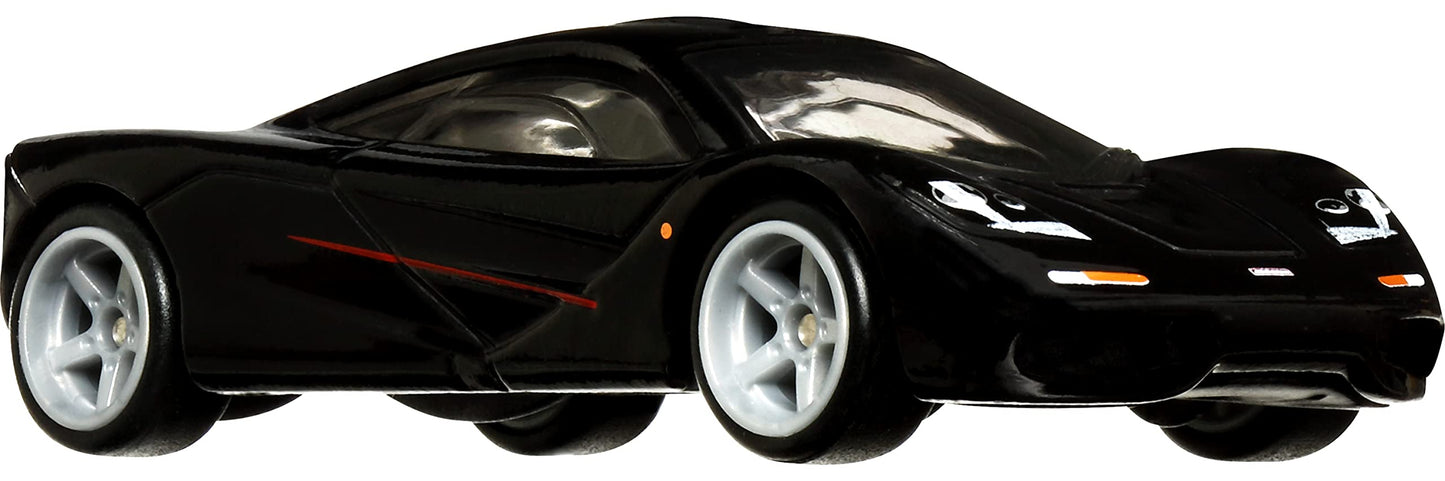Hot Wheels Jay Leno's Garage Container Set, 5 1:64 Scale Premium Cars in Collectible Container, Metal/Metal & Realriders, Gift for Collectors