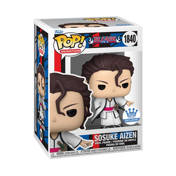 Funko Bleach Pop! Sosuke Aizen - Anime Figurine - White, Purple, Black
