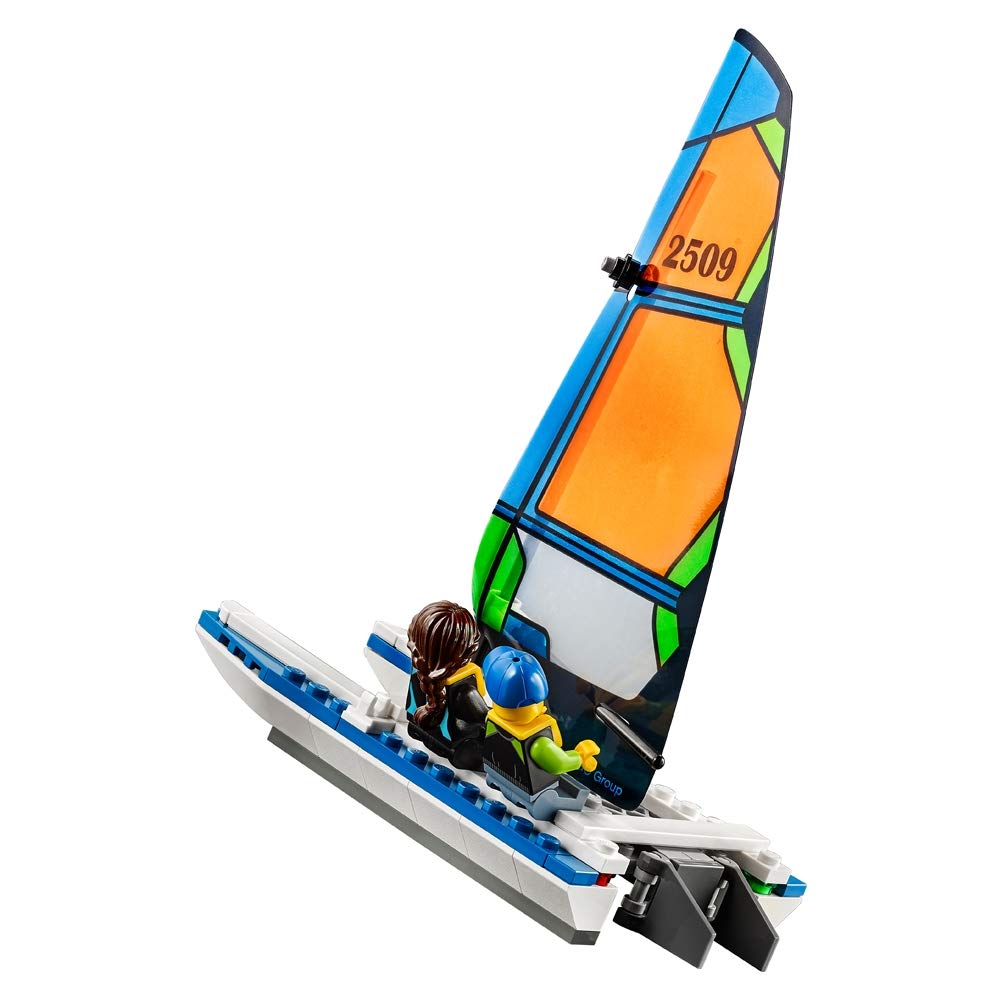 LEGO City Great Vehicles 4x4 with Catamaran 60149 Building Kit
