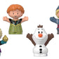 Fisher-Price Little People Toddler Toys Disney Frozen Elsa & Friends Figure Set with Anna Kristoff & Olaf for Ages 18+ Months