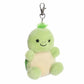 Aurora® Adorable Palm Pals™ Tiny Turtle™ Clip-On - Fun Collectible Plush for Kids and Adult Collectors - Perfect for Decorating Rooms and Birthday
