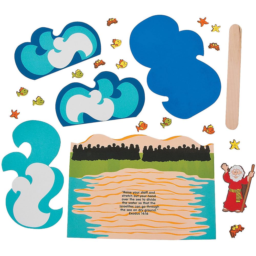 Parting of The Red Sea Ck- 12 - Crafts for Kids and Fun Home Activities