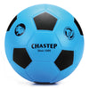 Chastep Sports Foam Soccer Ball for Kids or Beginner, 8“ Sponge Soccer Ball, Safe & Soft Kick Play (Blue/Black)