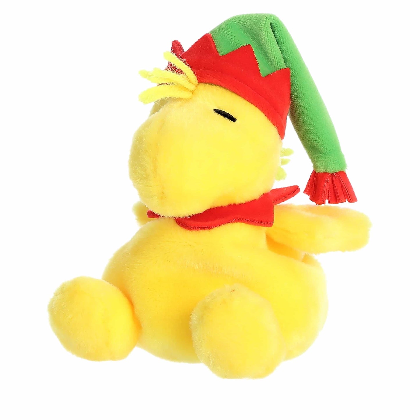 Aurora® Festive Peanuts® Elf Woodstock Palm Pals™ Stuffed Animal - Officially Licensed Toys for All Snoopy Fans - Perfect for Holiday Decorations or
