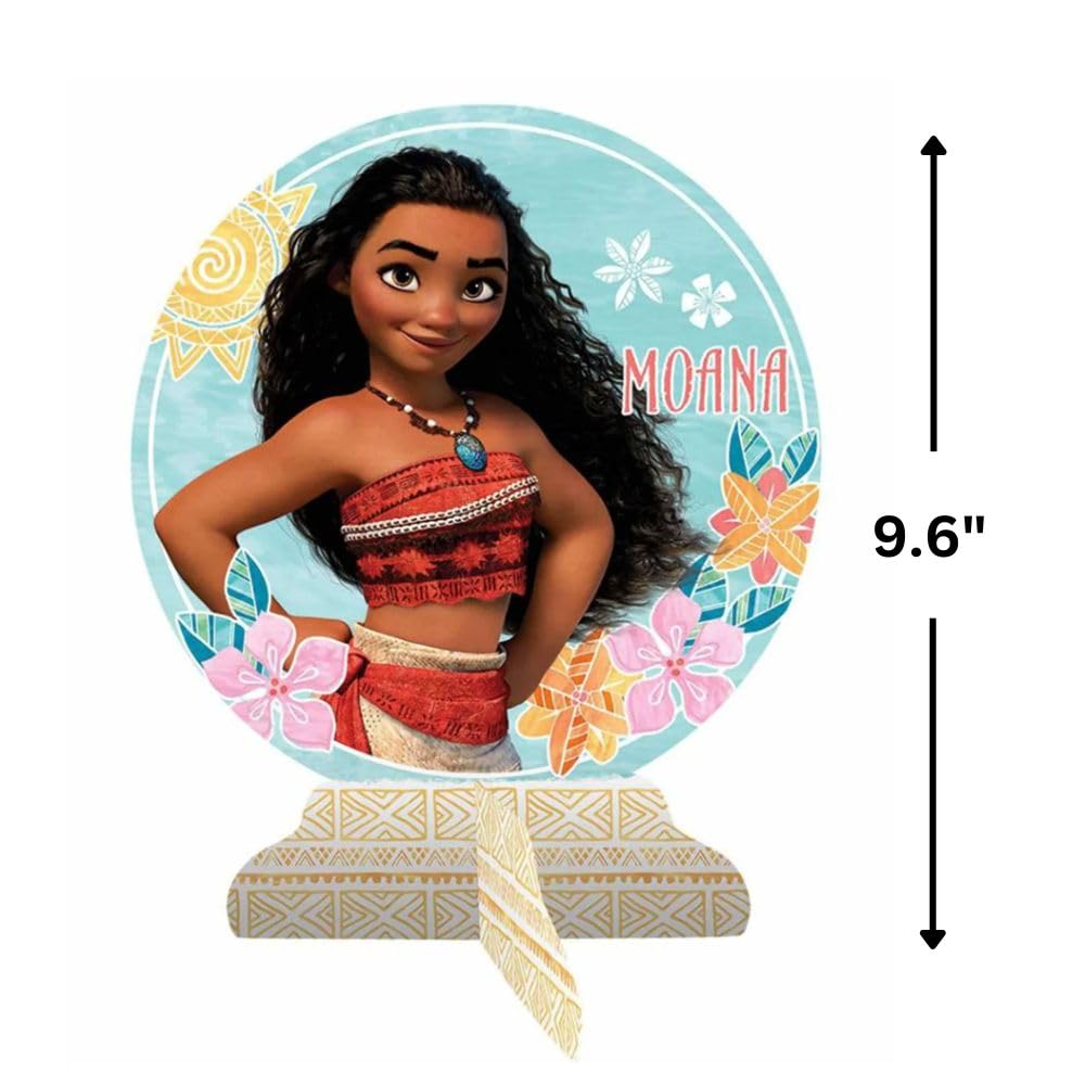 Disney Moana Table Centerpiece - 9.6" (1 Pc.) - Perfect for Parties, Events and Kid's Celebrations