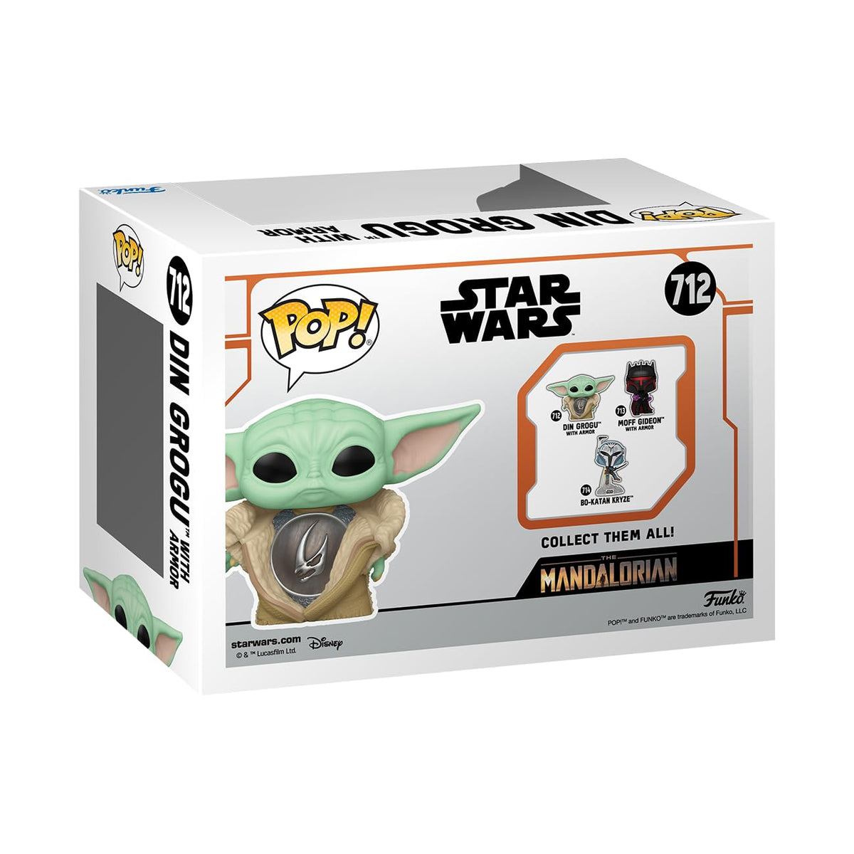 Funko POP! Star Wars: The Mandalorian - Grogu (Baby Yoda) in Armor