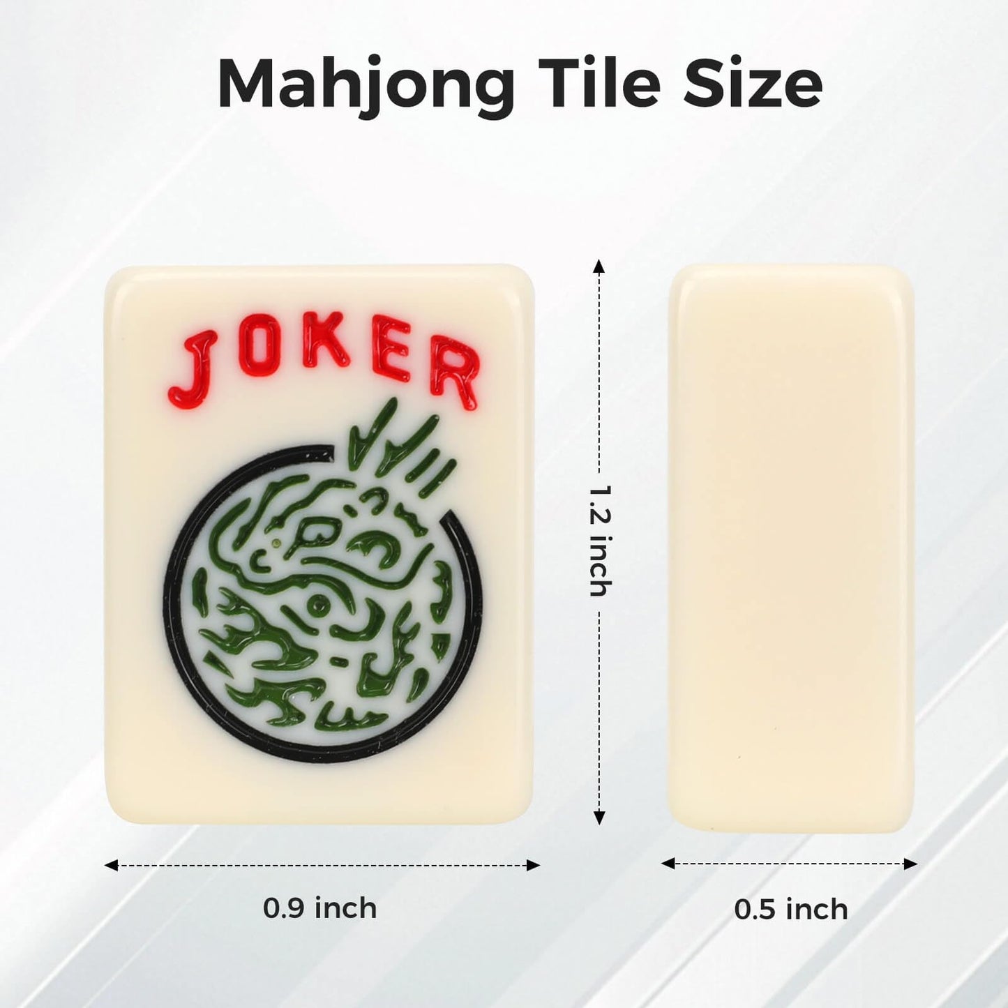 Aceshmir American Mahjong Tile Set, 166pcs Premium Mah Jong Tiles with Exquisite Storage Box, Include Instructions & Play-Chips, Mah Jongg Sets