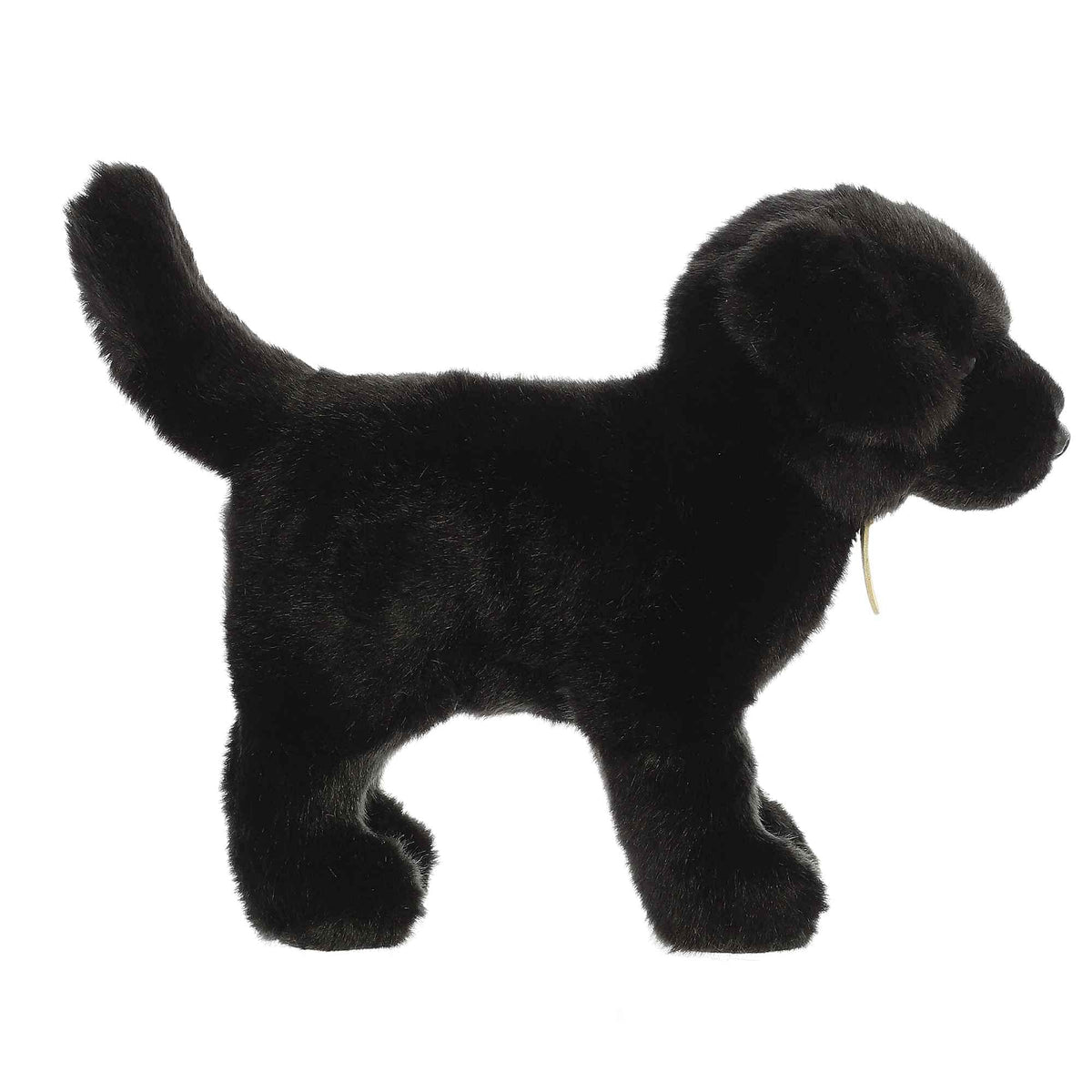 Aurora Miyoni 9.5" Black Labrador Realistic Stuffed Animal