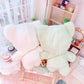 niannyyhouse 20cm Plushie Doll Clothes Cat Onesies 8in Doll Accessories Dress Up (Beige)