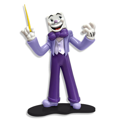 Toynk Cuphead King Dice Create-A-Figure 4-Inch Mini Adult Figure | Interchangeable Parts for Posing, Customization