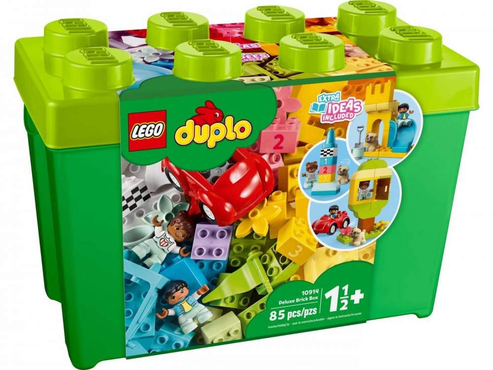 LEGO DUPLO Classic Deluxe Brick Box Building Blocks - Learning & Educational Toys for Toddlers, Preschool, Ages 1.5+ Years - Gift for Birthdays