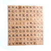 RayLineDo® 100X Wooden Scrabble Tiles Letter Alphabet Scrabbles Number Crafts English Words Fixed