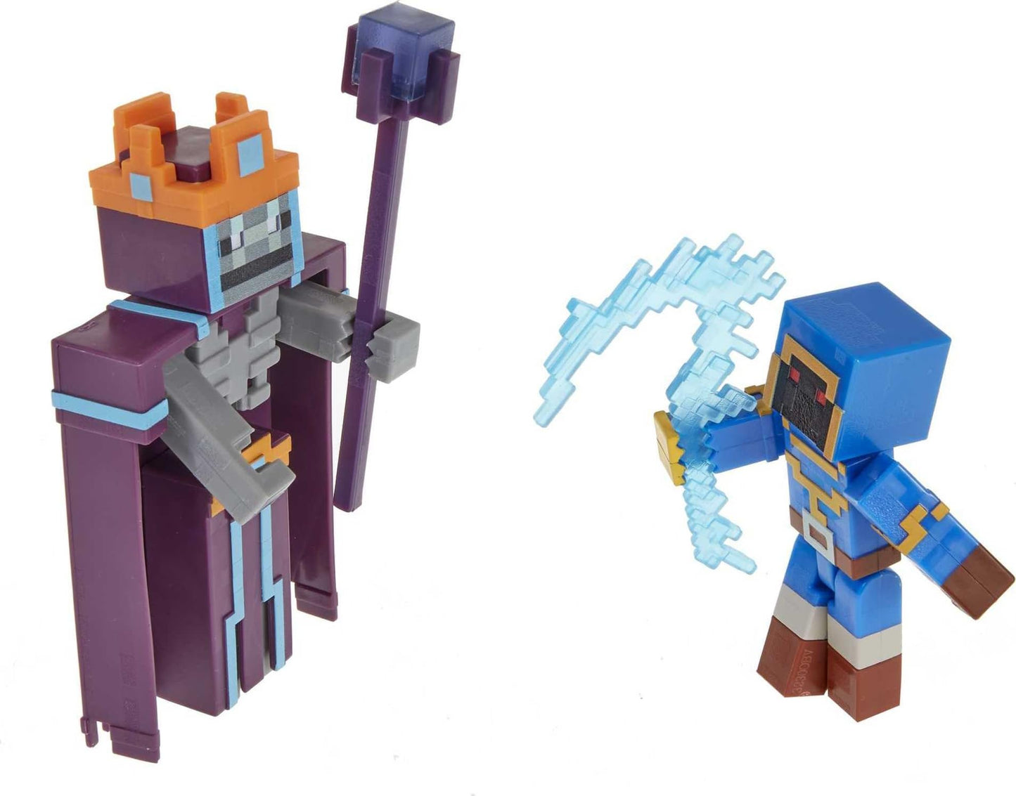 Minecraft Dungeons 3.25" 2-Pk, Arch Illager & Redstone Golem Battle Figures, Great for Playing, Trading, and Collecting, Action and Battle Toy