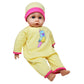 Lissi: Twin Highchair & Baby Dolls Set - Pink & Yellow - Includes 2 14" Dolls & Outfits, Feeding Accessories, Double Seat Highchair, Kids Ages 2+