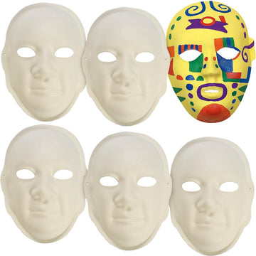 Do It Yourself Paper Masks 6Pc - Crafts for Kids and Fun Home Activities