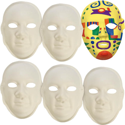 Do It Yourself Paper Masks 6Pc - Crafts for Kids and Fun Home Activities
