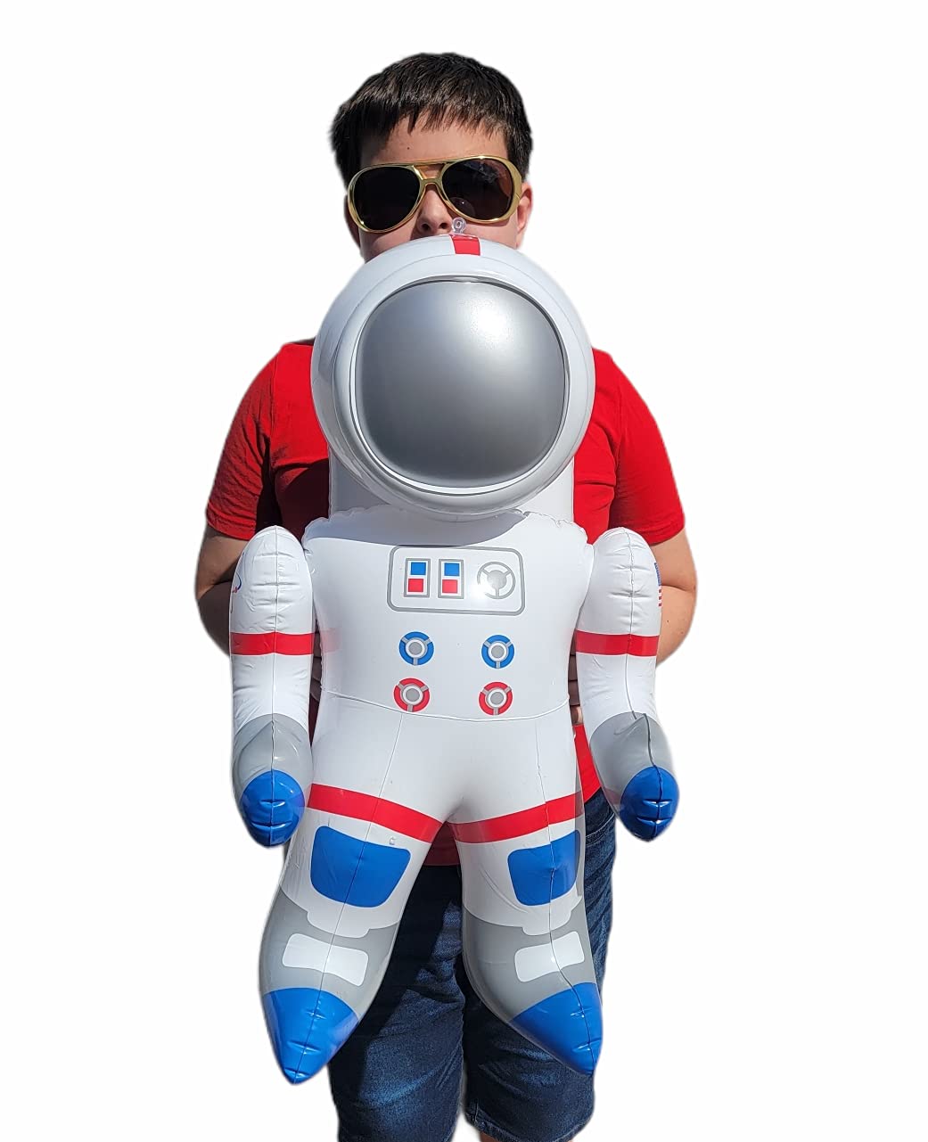 Outer Space Mission Inflatable Astronaut & Space Shuttle (Set of 2)
