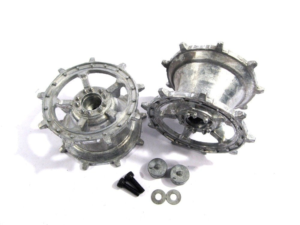 Mato King Tiger Metal Tracks Sprockets Driving Wheels idlers Set for Heng Long 3888-1 3888A-1 1 16 RC Kingtiger Tank Bearings