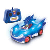 NKOK Sonic RC Car Glow Racer - Light-Up Remote Control Car, 1/28 Scale