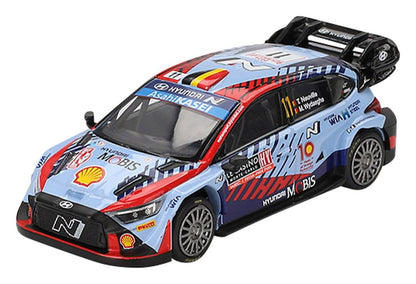 MINI GT 1/64 i20 N 1 Monte Carlo 2024 Winner #11 (Left Handle) Finished Product MGT00871-BL