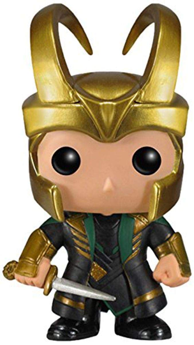 Funko POP Marvel (Bobble): Helmet Loki Action Figure