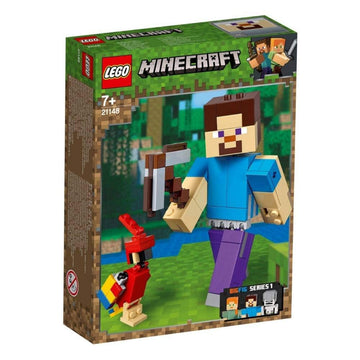 LEGO Minecraft Steve BigFig with Parrot 21148 Building Kit (159 Pieces)