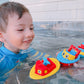 3 Bees & Me Bath Toys for Boys & Girls - Magnetic Boat Set for Toddlers & Kids - Fun Educational Bath Toy