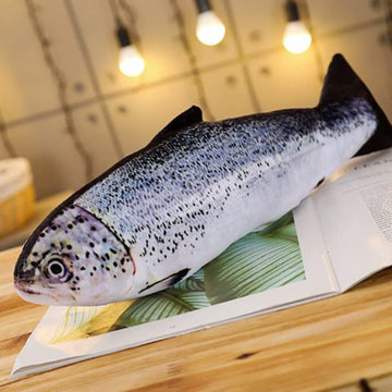 OUKEYI 31.5' Soft Salmon Fish Decor Pillow & Cushion.
