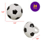 DecoPac Soccer Rings, Cupcake Decorations, Soccer Ball Cupcake Toppers, Food Safe Cake Topper - 24 Pack