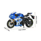 HTLNUZD 1/18 Racing Motorcycles Alloy Model for Suzuki GSX-R1000 R Static Die Cast Vehicles Collectible Display Gift