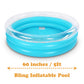 Bling Kiddie Pool, 60 inches Glitter Inflatable Kids Swimming Pool, Ball Pit, 5ft Durable Baby Pool for Indoor or Outdoor