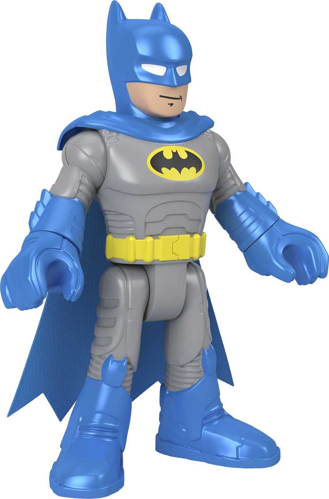 DC Super Friends Fisher-Price Imaginext Batman XL - Blue, Extra-Large Figure with Fabric Cape for Preschool Kids Ages 3-8 Years