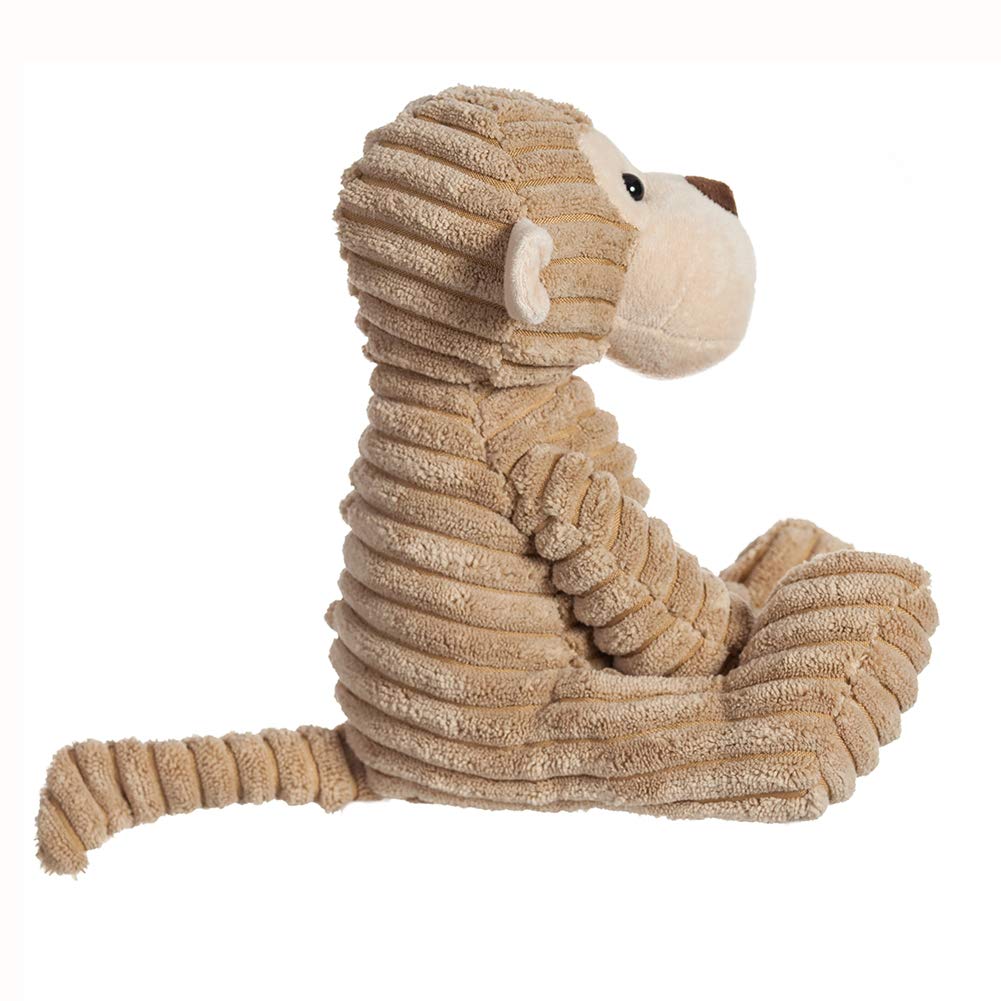 Apricot Lamb Toys Plush Corduroy Monkey Soft Stuffed Animal for Kids 8.5''