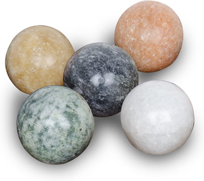Solitaire Game Marbles Set of 5 -Multi Color