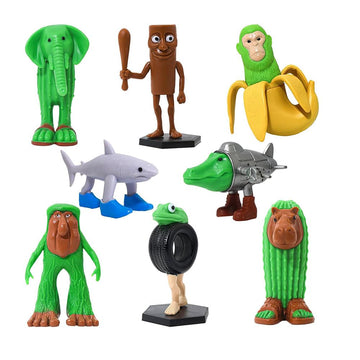 2025 New Italian Brainrot Toy, Figures Animals Tralalero Tralala Figure Bombardiro Crocodilo for Brain Rot Cake Toppers Birthday Gifts Party