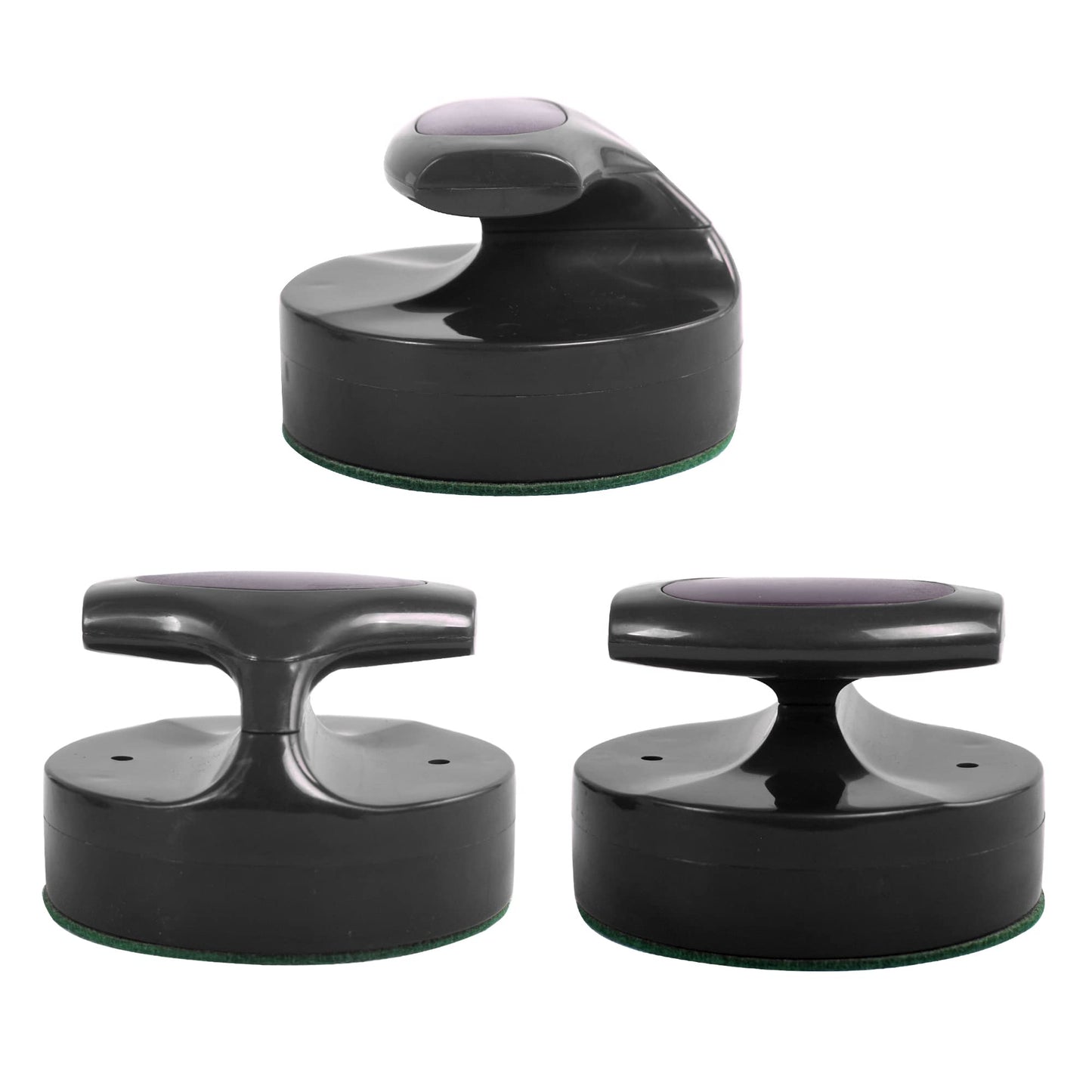 Air Hockey Pushers and Air Hockey Pucks,2PCS Striker with 4PCS plastic Pucks and 2PCS Striker holders