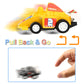 Yeonha Toys Pull Back Vehicles, 12 Pack Mini Assorted Construction Vehicles and Race Car Toy for Kids and Toddlers
