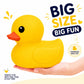 XL Jumbo Large Rubber Duck Bath Toy - No Hole Giant Duck, Waterproof Big Duckie Baby Shower Water Toy Without Hole for Kids Home, Decor, Party Gift