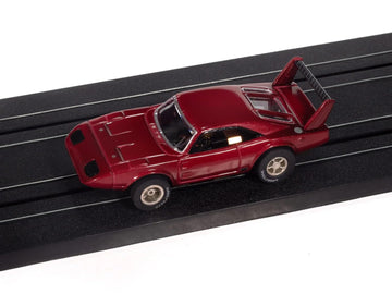 1969 Dodge Daytona Mystery Matinee (Red) HO Scale Slot Car by Auto World (Due March 2026)