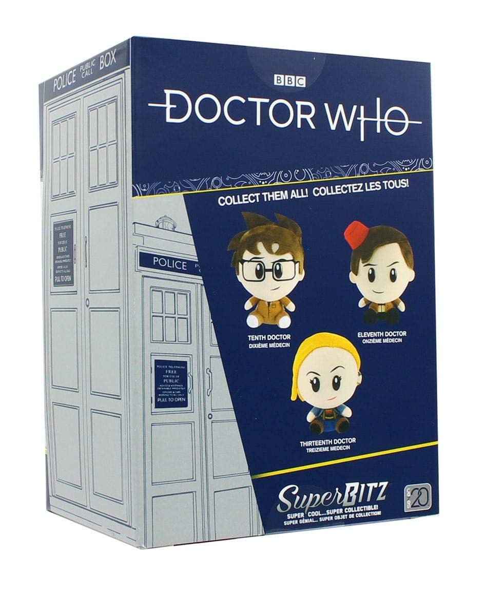 Doctor Who Superbitz 11th Doctor Collectible Plush - Matt Smith - Great Gift for Dr. Who Fans