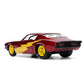 Jada Toys DC Comics 1:32 1973 Chevy Camaro Die-cast Car with The Flash Die-cast Figure, Toys for Kids and Adults, Red