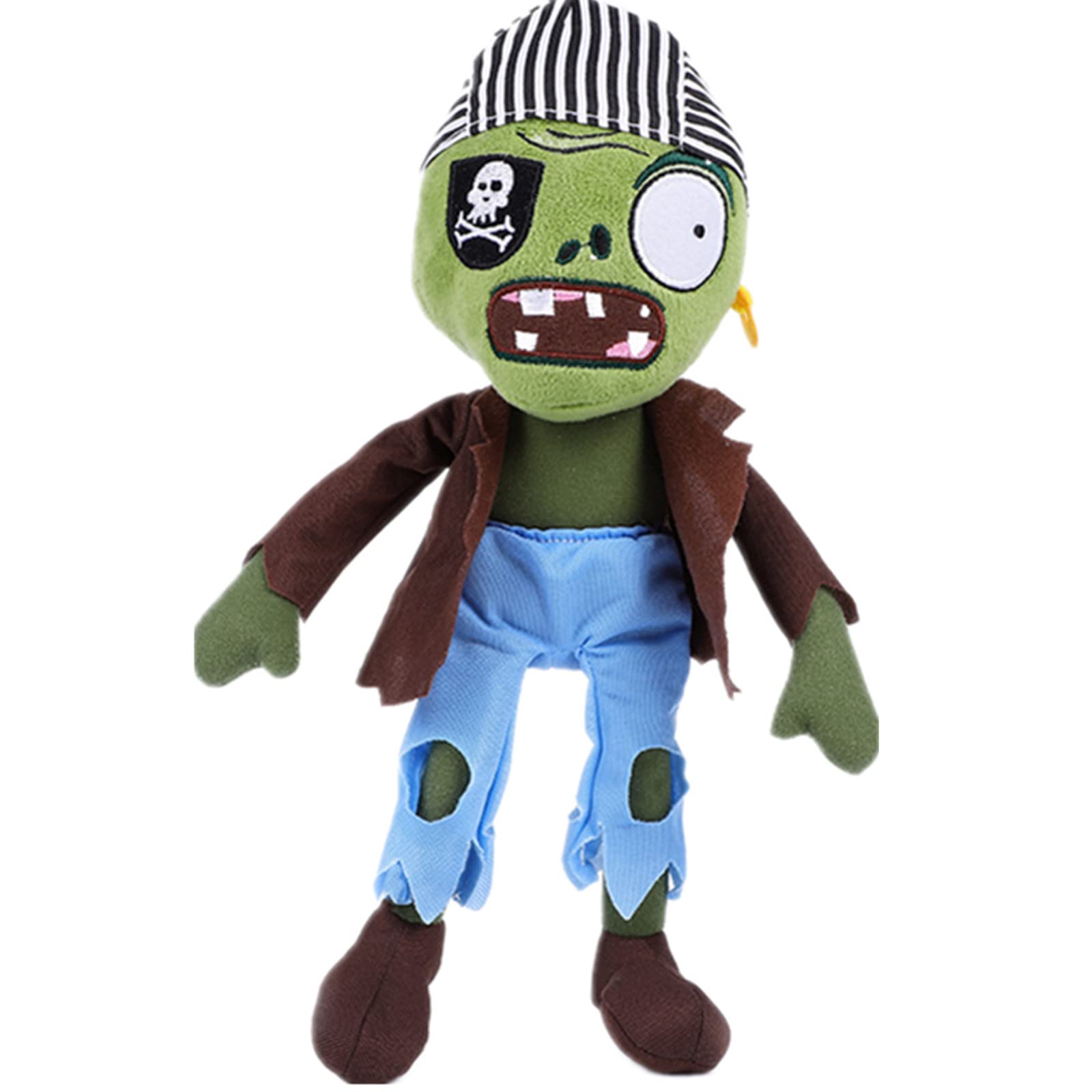 Suyudian 3 PCS PVZ Plant and Zombies Plush Sets Toys Stuffed Soft PVZ Figure Doll Swashbuckler, Pirate, New Pirate Zombie Great Gift for Christmas