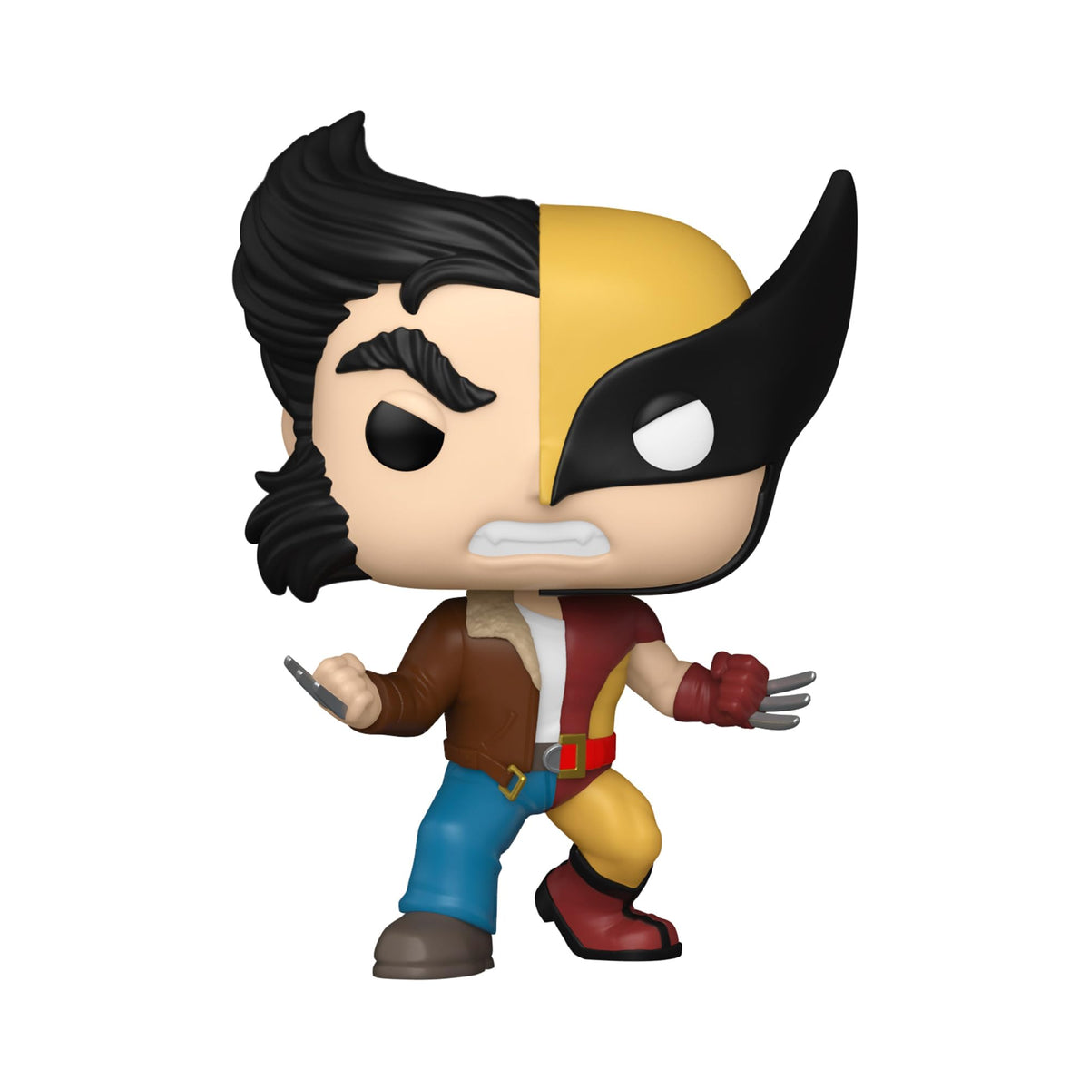 Funko POP Marvel: Split - Wolverine/Logan - Marvel Comics - Collectable Vinyl Figure - Gift Idea - Official Merchandise - for Kids & Adults - Comic