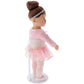 Plymor DSP-90W White Adjustable Doll Stand, fits 15, 16, 17, 18, 19, 20, and 21 inch Dolls, Waist is 3" - 4" wide, 8" - 11" around, Pack of 6
