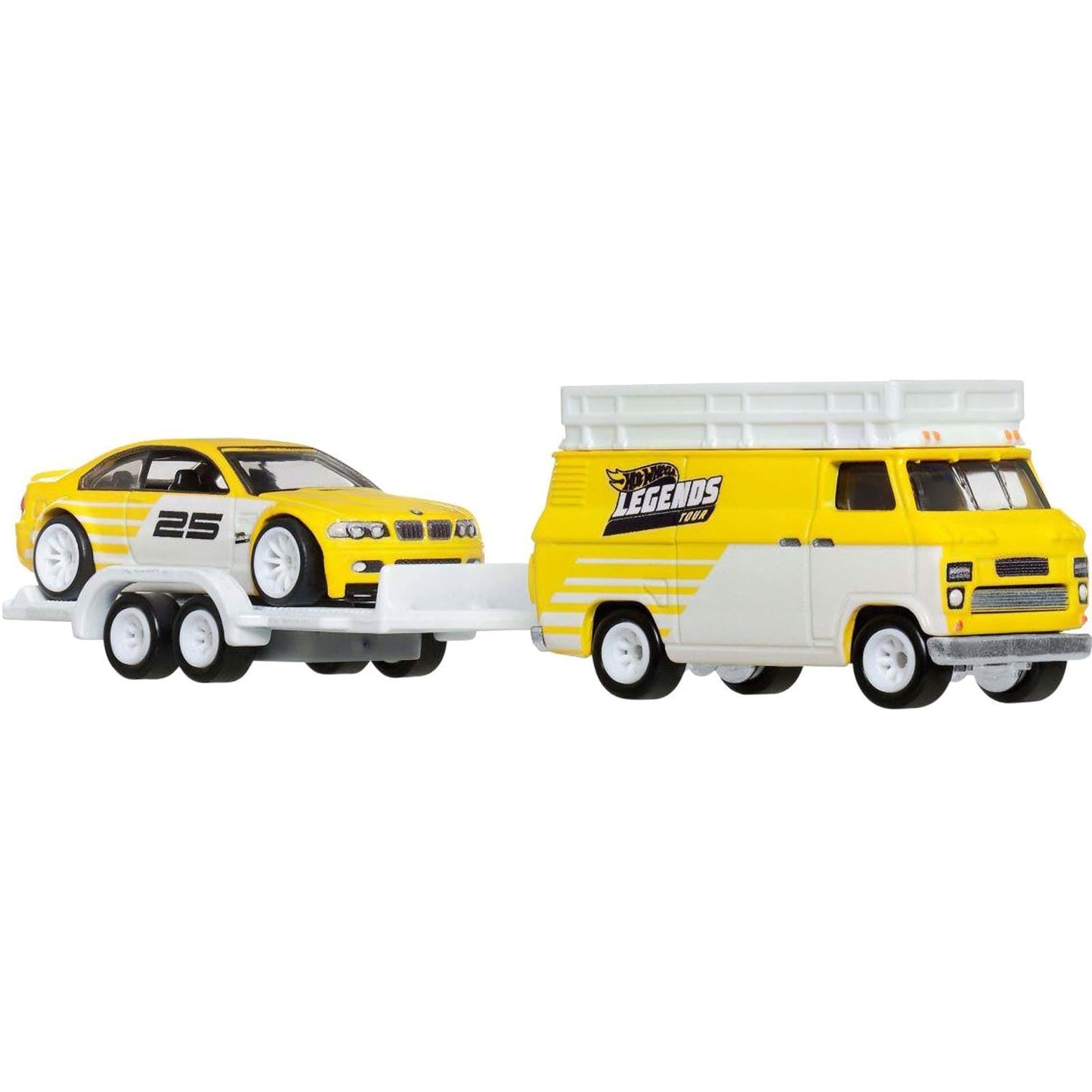 Hot Wheels 2025 Legends Tour Team Transport BMW M3 (E46) HW Rally Hauler - Premium Die-cast Collectible