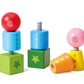 Hape Twist and Turnables Wooden Building Block Learning Set