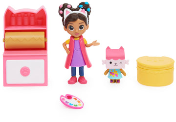 Gabby's Dollhouse - Art Studio - Gabby's Dollhouse Art Studio with 2 Figures, 2 Accessories, 1 Surprise Box and a Furniture - 6062025 - Toys Kids 3