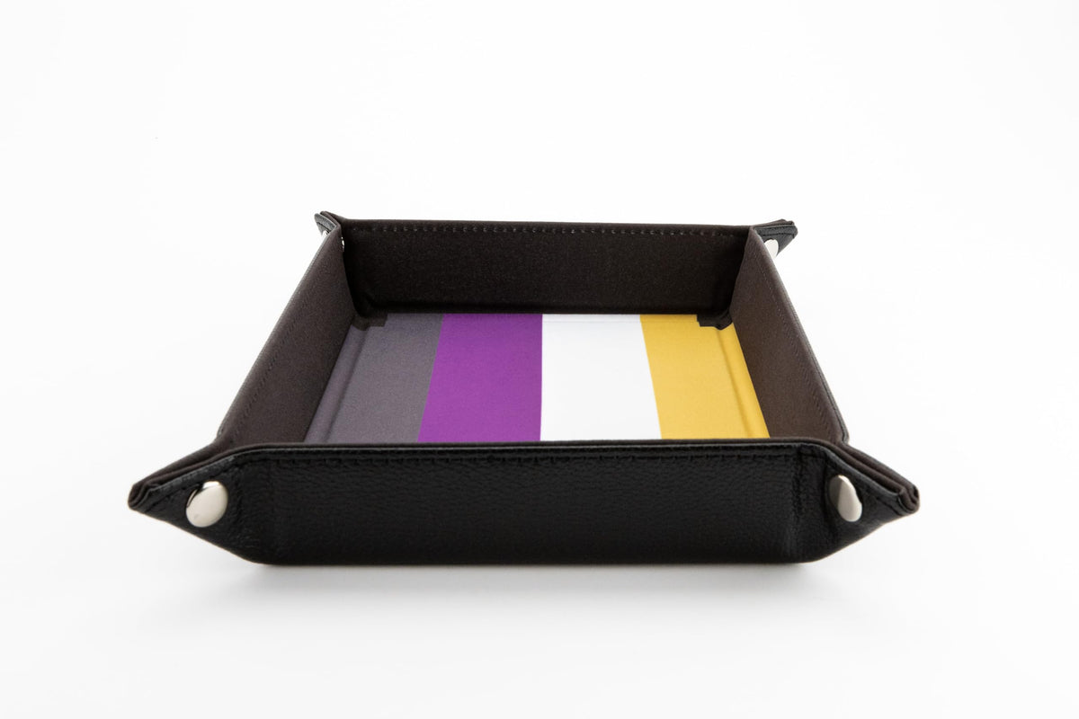 FanRoll Pride Dice Tray - Nonbinary