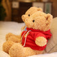 YUKOUQIAN Teddy Bear Stuffed Animal Cute Plush Doll SoftToy 11.8" Gift for Girls Boys Birthdays Christmas Children's Day Halloween Thanksgiving Day