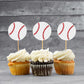 24Pcs Baseball Cupcake Toppers Baseball Player Cake Picks